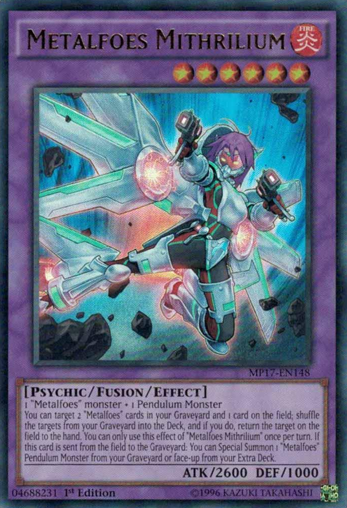 Metalfoes Mithrilium [MP17-EN148] Ultra Rare | Odin's Place