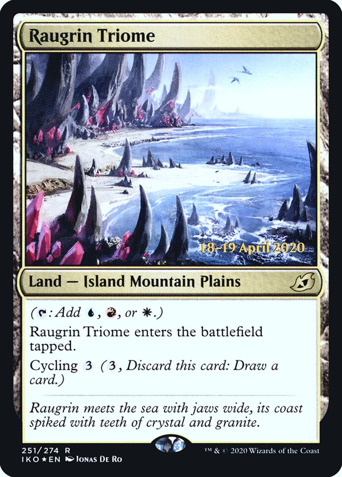 Raugrin Triome [Ikoria: Lair of Behemoths Prerelease Promos] | Odin's Place