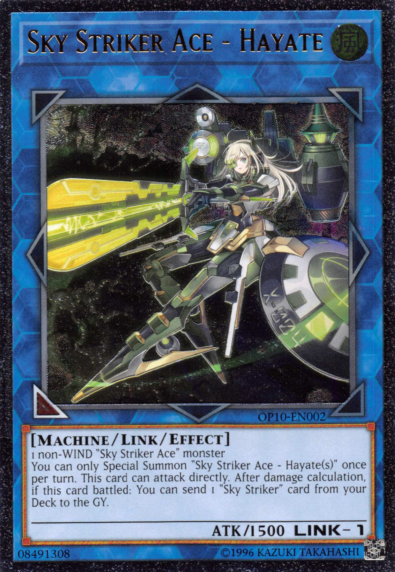 Sky Striker Ace - Hayate [OP10-EN002] Ultimate Rare | Odin's Place