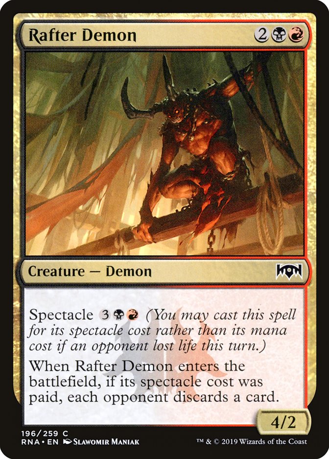 Rafter Demon (196) [Ravnica Allegiance] | Odin's Place
