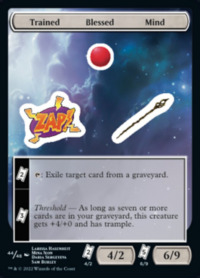 Trained Blessed Mind [Unfinity Stickers] | Odin's Place