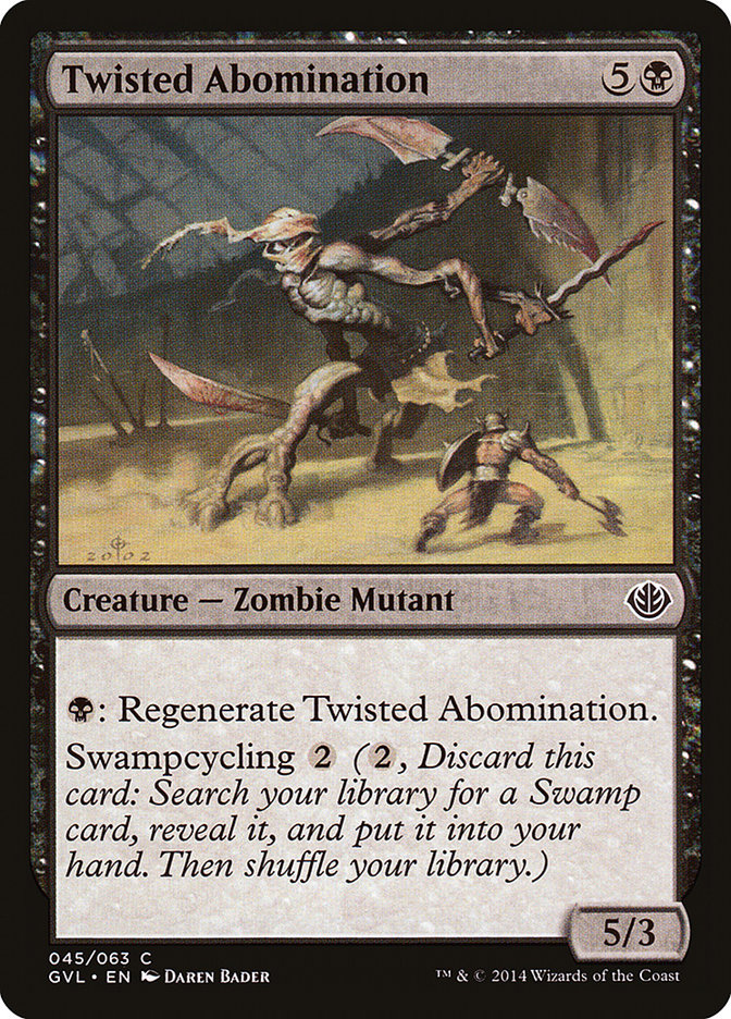 Twisted Abomination (45) (Garruk vs. Liliana) [Duel Decks Anthology] | Odin's Place