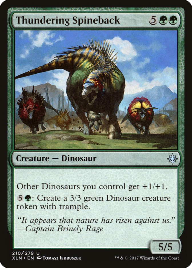 Thundering Spineback (210) [Ixalan] | Odin's Place