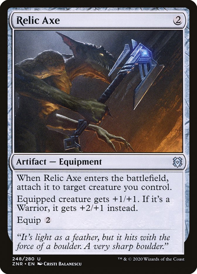 Relic Axe [Zendikar Rising] | Odin's Place