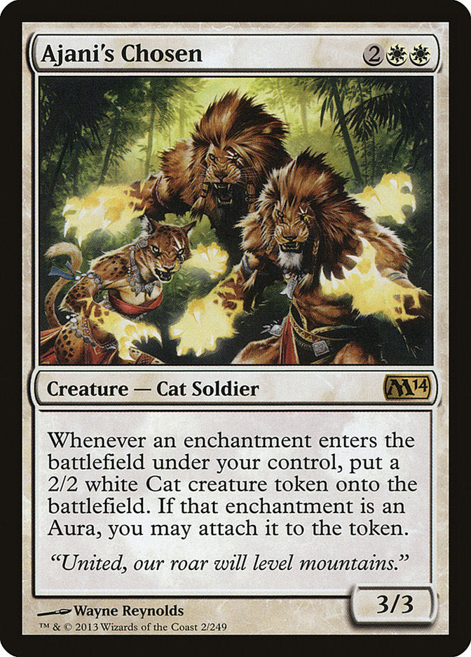Ajani's Chosen (2) [Magic 2014] | Odin's Place