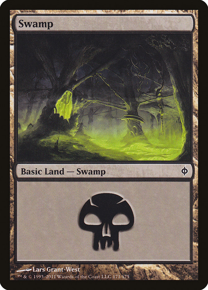 Swamp (171) [New Phyrexia] | Odin's Place