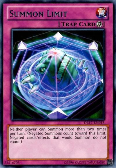 Summon Limit (Green) [DL17-EN018] Rare | Odin's Place