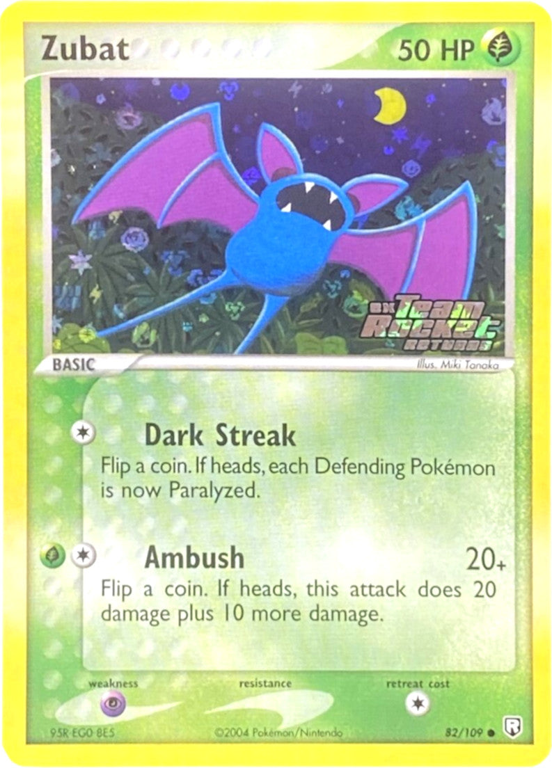 Zubat (82/109) (Stamped) [EX: Team Rocket Returns] | Odin's Place