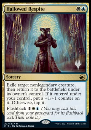 Hallowed Respite (Promo Pack) [Innistrad: Midnight Hunt Promos] | Odin's Place