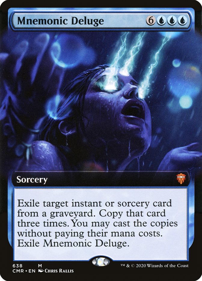 Mnemonic Deluge (Extended Art) [Commander Legends] | Odin's Place