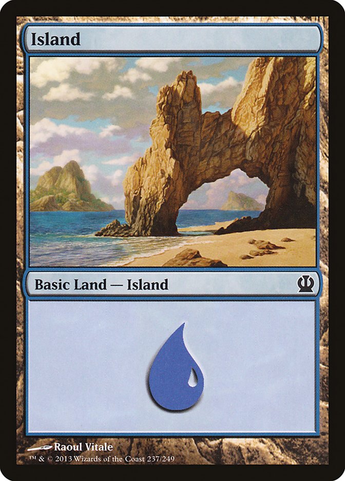 Island (237) [Theros] | Odin's Place