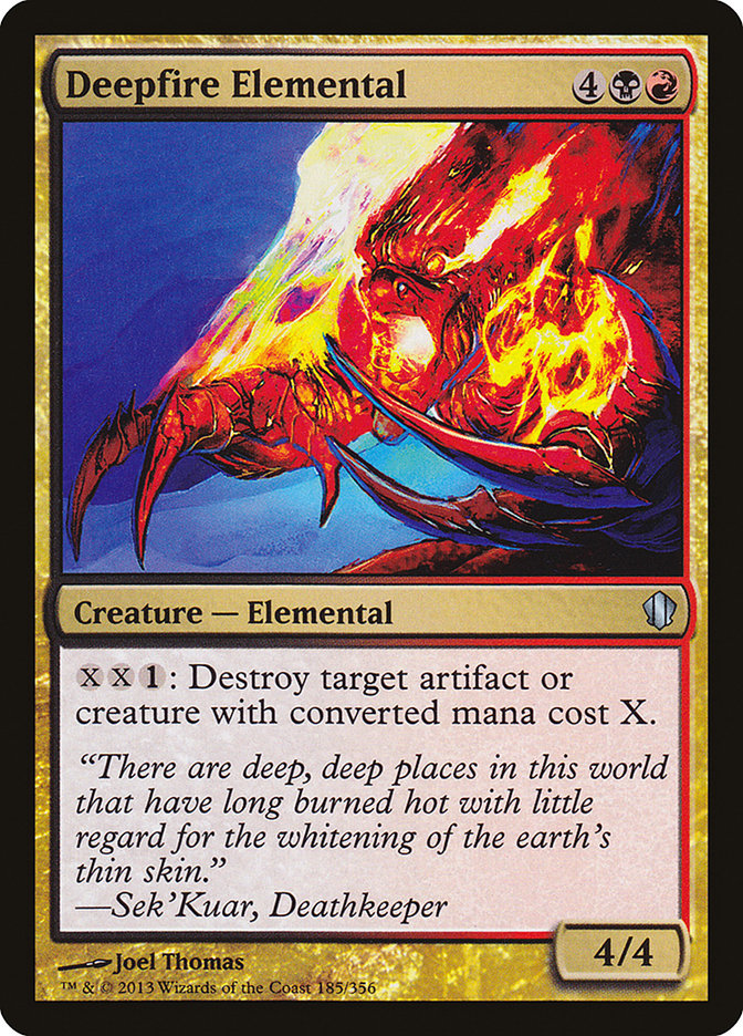Deepfire Elemental (185) [Commander 2013] | Odin's Place