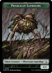 First Mate Ragavan // Phyrexian Saproling Double-Sided Token [March of the Machine Tokens] | Odin's Place