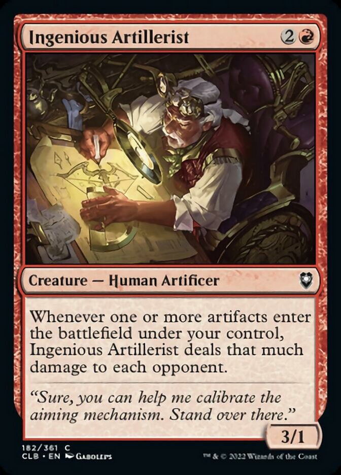 Ingenious Artillerist [Commander Legends: Battle for Baldur's Gate] | Odin's Place
