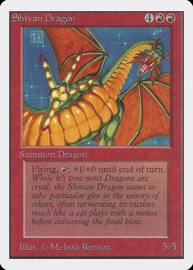 Shivan Dragon (175) [Unlimited Edition] | Odin's Place