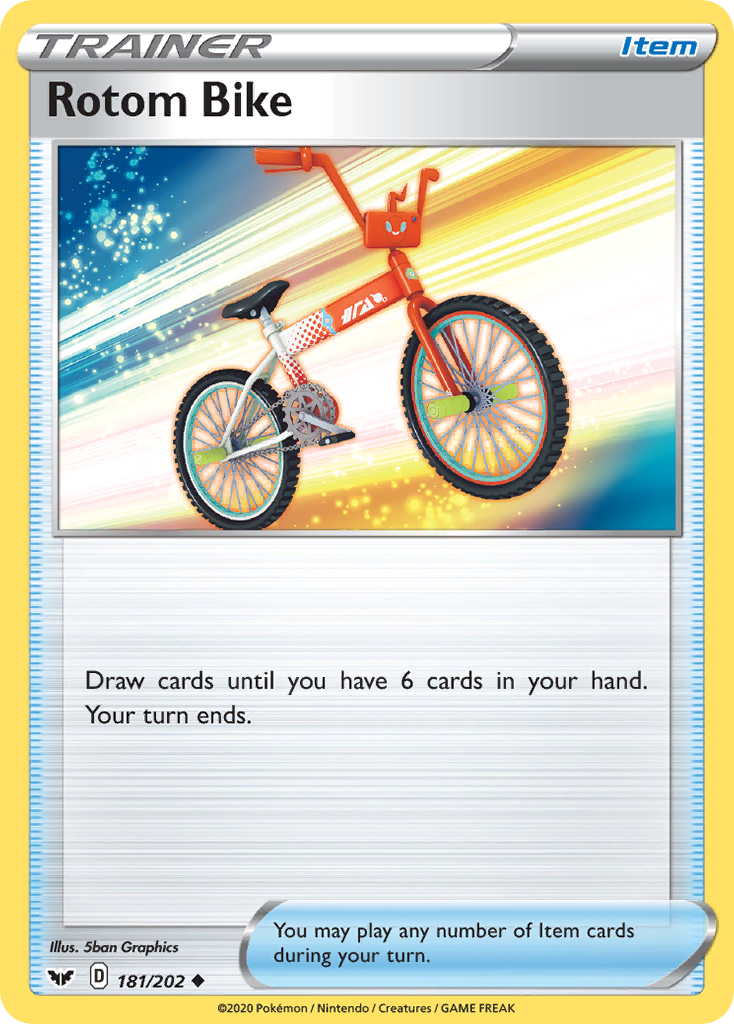 Rotom Bike (181/202) [Sword & Shield: Base Set] | Odin's Place