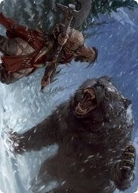 Blizzard Brawl Art Card [Kaldheim Art Series] | Odin's Place