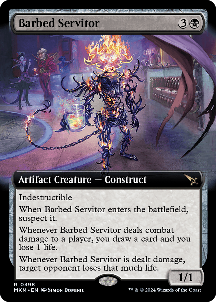 Barbed Servitor (Extended Art) [Murders at Karlov Manor] | Odin's Place