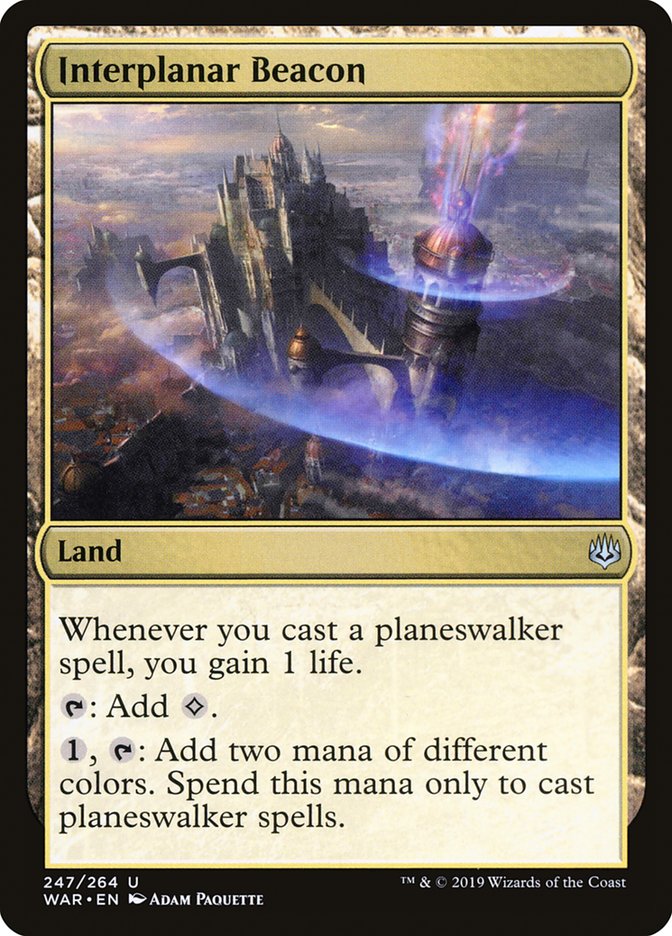 Interplanar Beacon (247) [War of the Spark] | Odin's Place