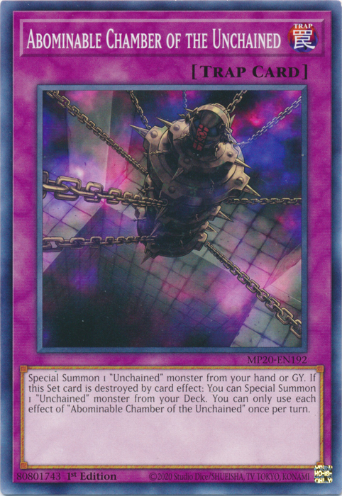 Abominable Chamber of the Unchained [MP20-EN192] Common | Odin's Place