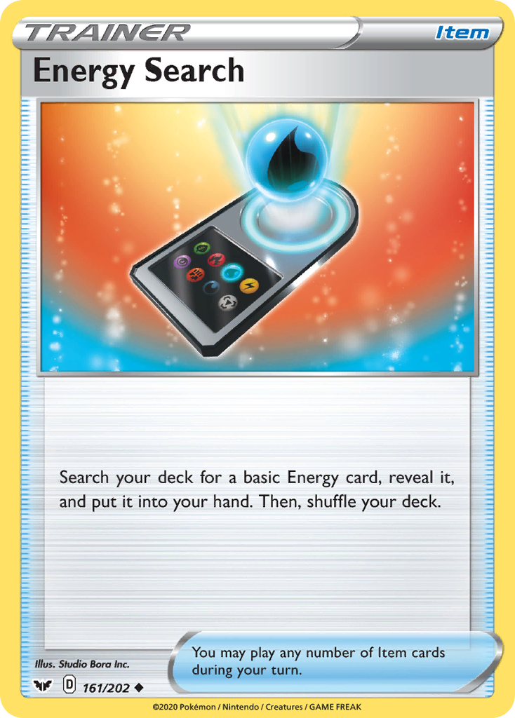 Energy Search (161/202) [Sword & Shield: Base Set] | Odin's Place