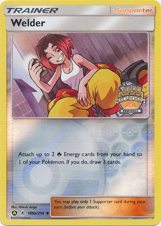 Welder (189a/214) (Regional Championship Promo) [Sun & Moon: Unbroken Bonds] | Odin's Place