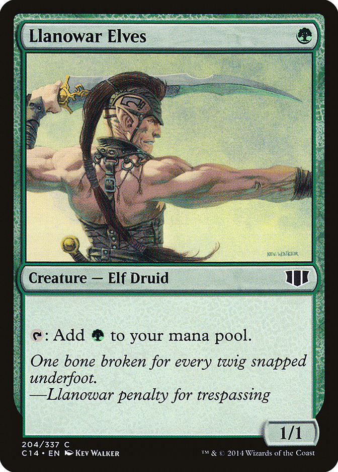 Llanowar Elves (204) [Commander 2014] | Odin's Place