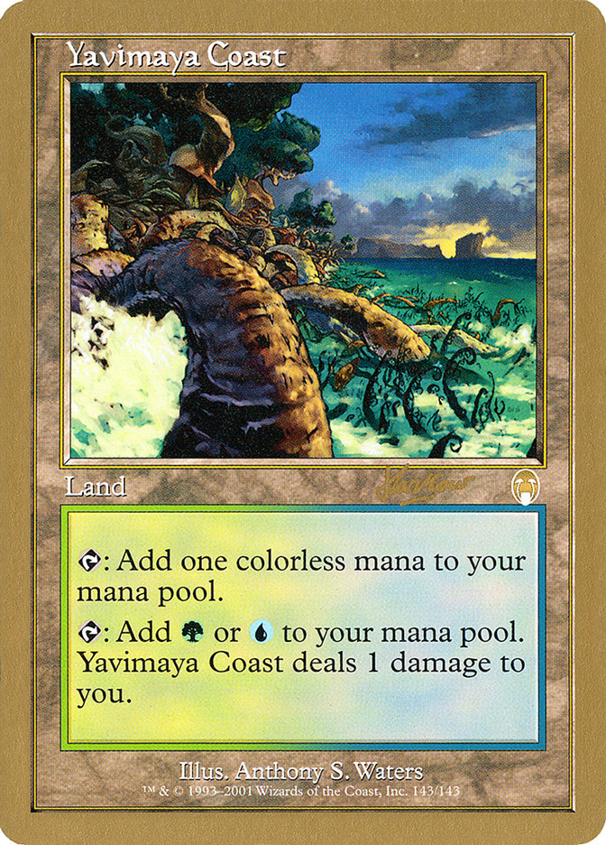 Yavimaya Coast (Sim Han How) [World Championship Decks 2002] | Odin's Place