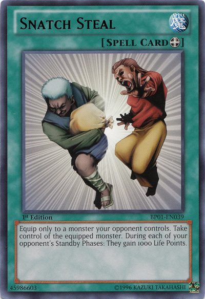 Snatch Steal [BP01-EN039] Rare | Odin's Place
