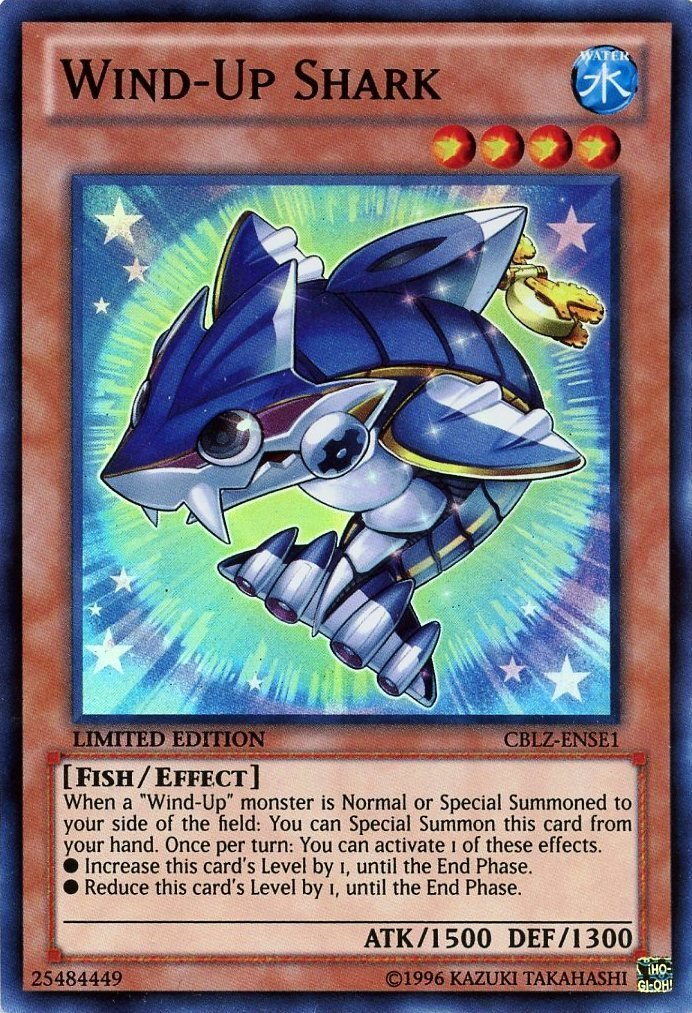 Wind-Up Shark [CBLZ-ENSE1] Super Rare | Odin's Place