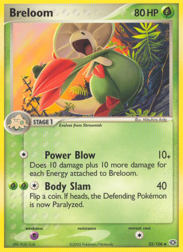 Breloom (22/106) [EX: Emerald] | Odin's Place