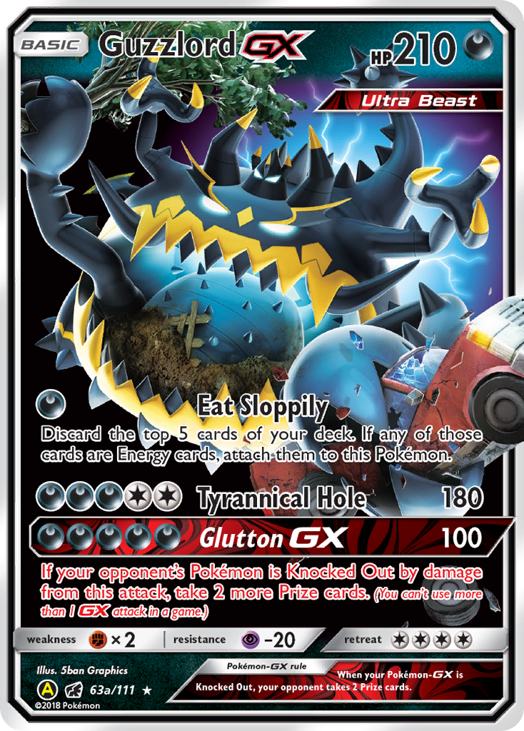 Guzzlord GX (63a/111) [Alternate Art Promos] | Odin's Place