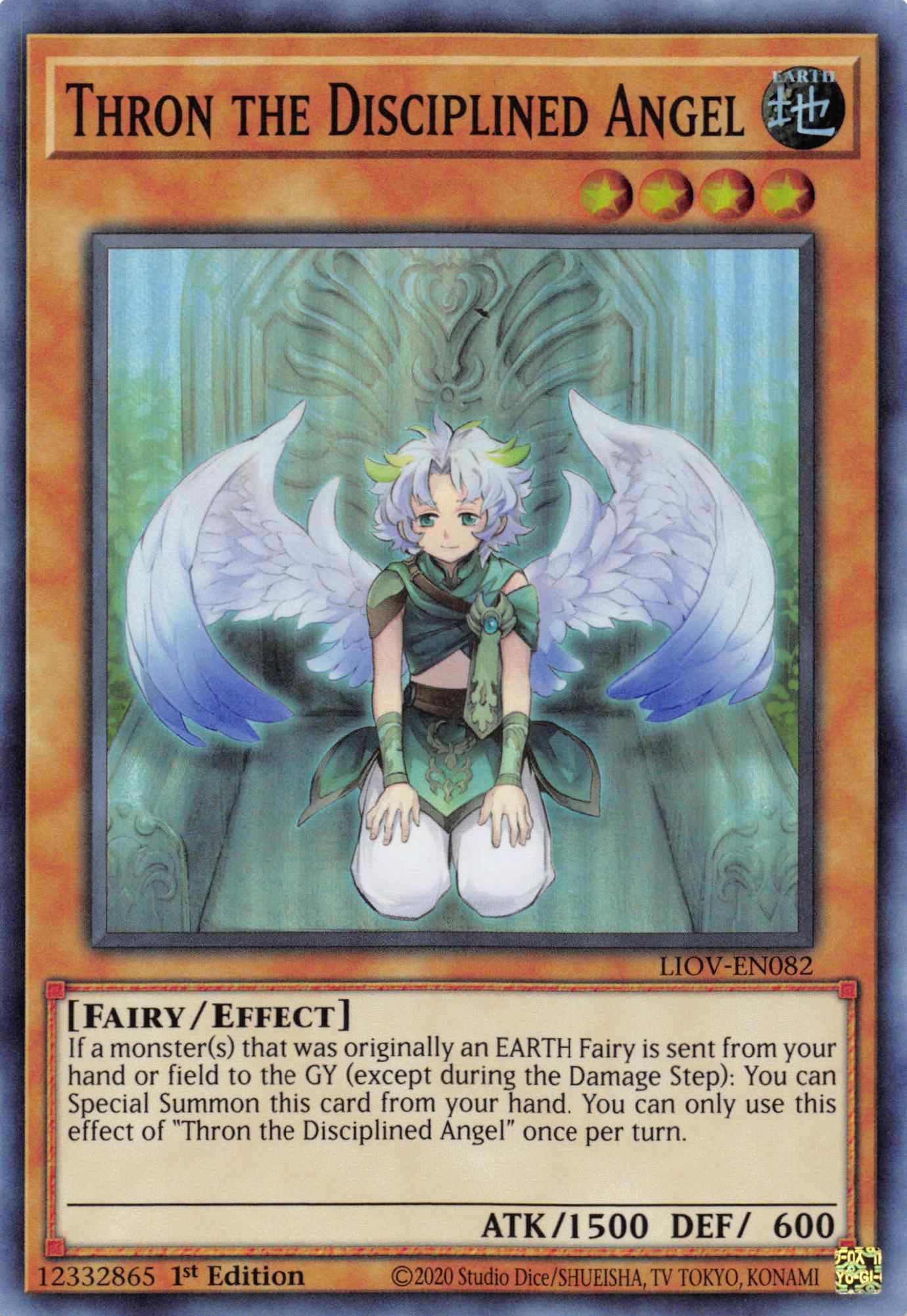 Thron the Disciplined Angel [LIOV-EN082] Super Rare | Odin's Place