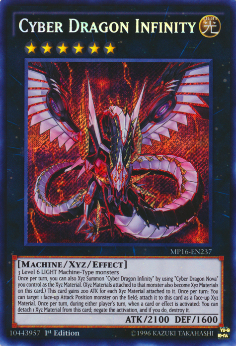 Cyber Dragon Infinity [MP16-EN237] Secret Rare | Odin's Place
