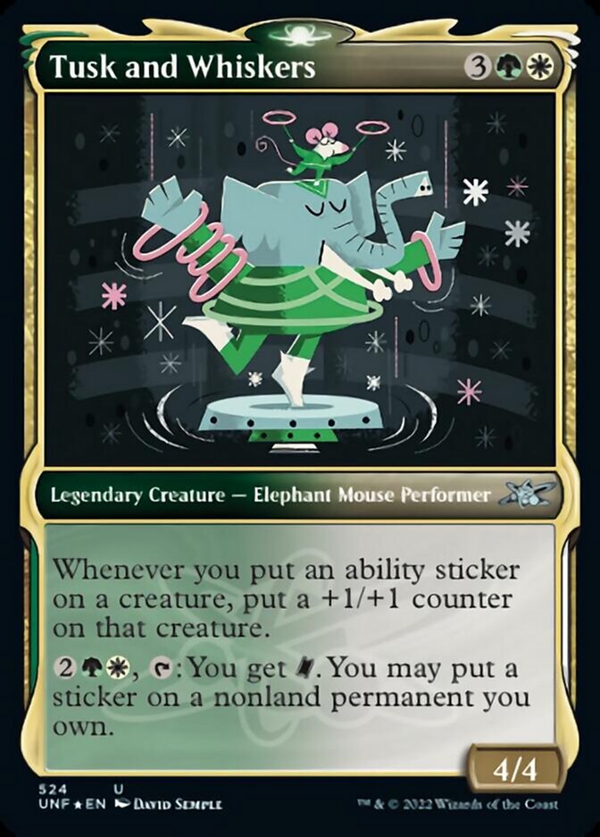 Tusk and Whiskers (Showcase) (Galaxy Foil) [Unfinity] | Odin's Place