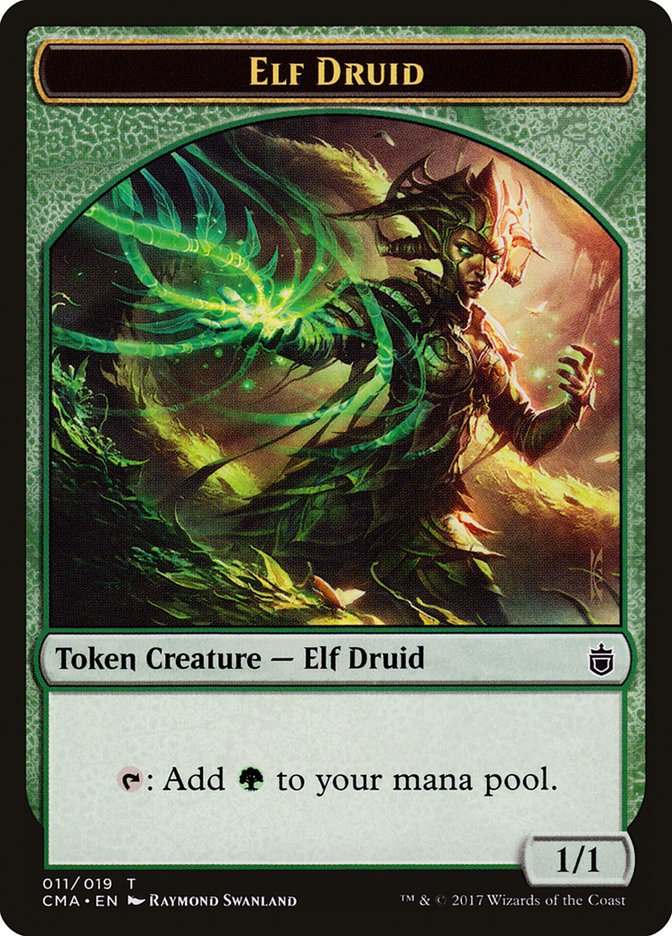 Elf Druid Token (11) [Commander Anthology Tokens] | Odin's Place