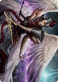 Firja, Judge of Valor Art Card (Gold-Stamped Signature) [Kaldheim Art Series] | Odin's Place