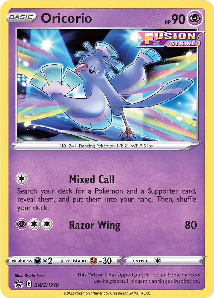 Oricorio (SWSH210) [Sword & Shield: Black Star Promos] | Odin's Place