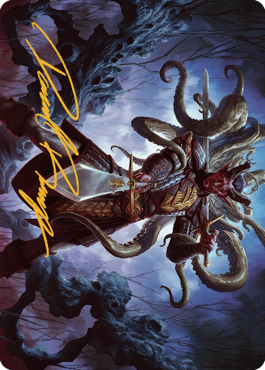 Zevlor, Elturel Exile Art Card (42) (Gold-Stamped Signature) [Commander Legends: Battle for Baldur's Gate Art Series] | Odin's Place
