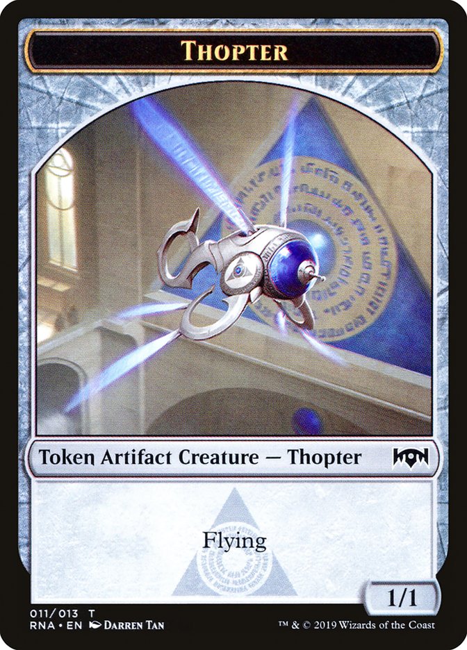 Thopter Token (11) [Ravnica Allegiance Tokens] | Odin's Place