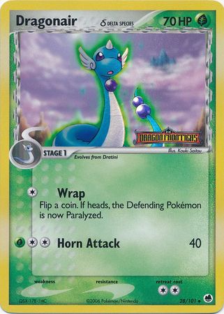 Dragonair (28/101) (Delta Species) (Stamped) [EX: Dragon Frontiers] | Odin's Place