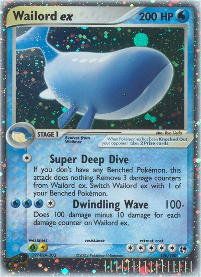 Wailord ex (100/100) [EX: Sandstorm] | Odin's Place