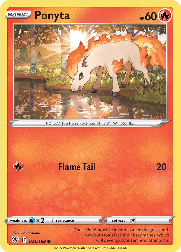 Ponyta (021/189) [Sword & Shield: Astral Radiance] | Odin's Place