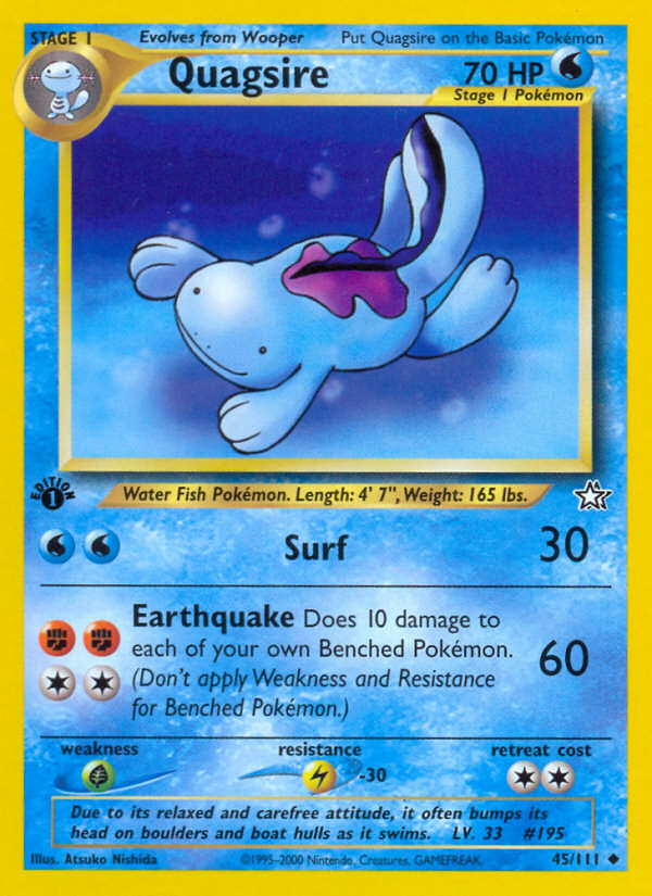 Quagsire (45/111) [Neo Genesis 1st Edition] | Odin's Place
