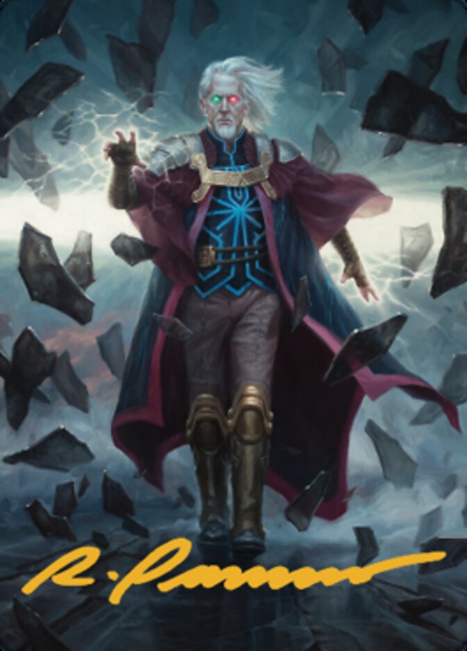 Urza, Planeswalker Art Card (Gold-Stamped Signature) [The Brothers' War Art Series] | Odin's Place