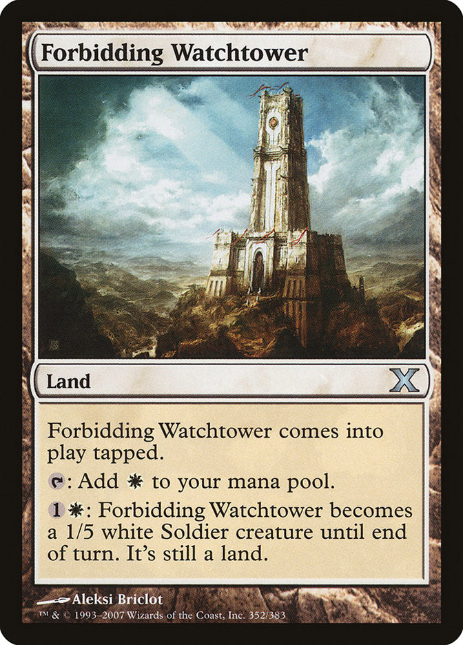 Forbidding Watchtower (352) [Tenth Edition] | Odin's Place