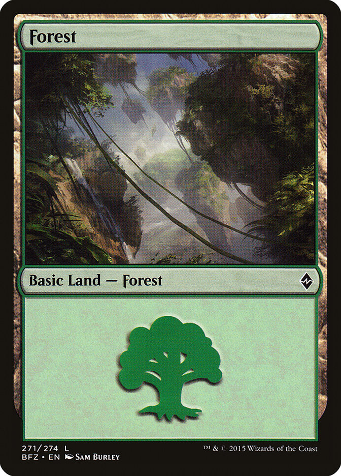 Forest (271) [Battle for Zendikar] | Odin's Place