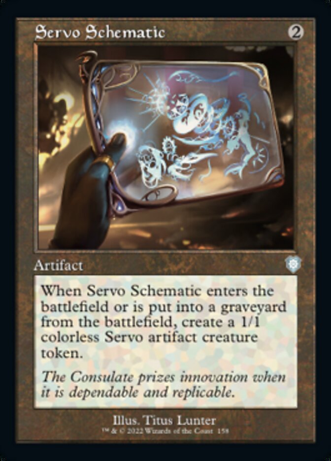 Servo Schematic (Retro) [The Brothers' War Commander] | Odin's Place