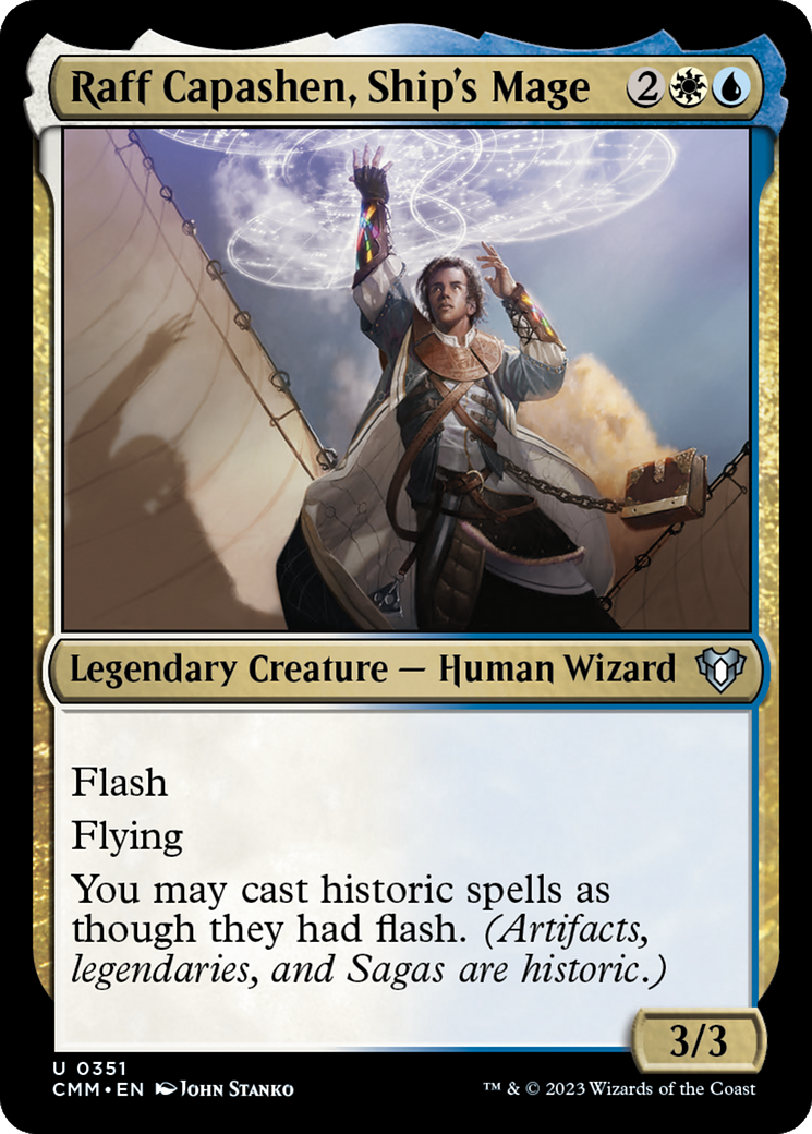 Raff Capashen, Ship's Mage [Commander Masters] | Odin's Place