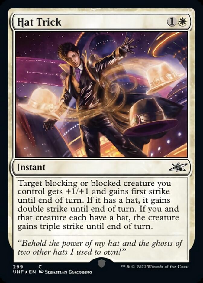 Hat Trick (Galaxy Foil) [Unfinity] | Odin's Place